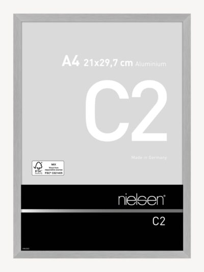 C2 Argent mat brossé 21 x 29,7 cm
