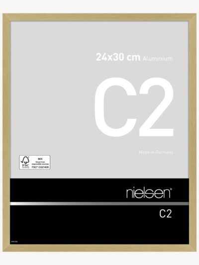 C2 Or mat brossé 24 x 30 cm