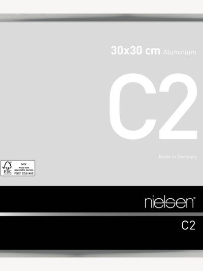 C2 Argent poli 30 x 30 cm