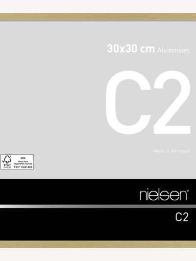 C2 Or mat brossé 30 x 30 cm