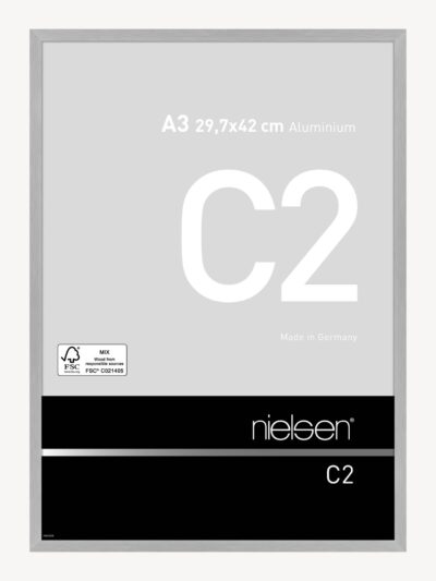 C2 Argent mat brossé 29,7 x 42 cm
