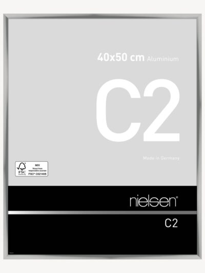 C2 Argent poli 40 x 50 cm