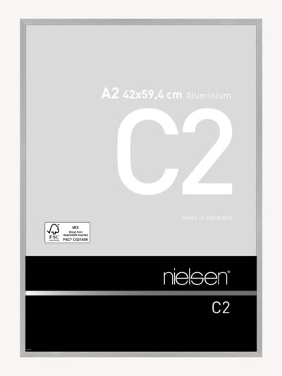 C2 Argent mat brossé 42 x 59,4 cm