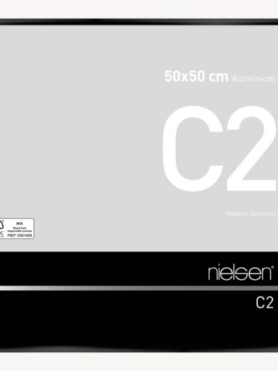 C2 Noir anodisé 50 x 50 cm