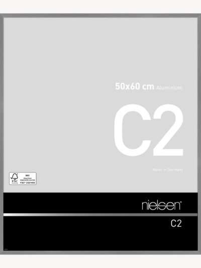 C2 Gris mat brossé 50 x 60 cm