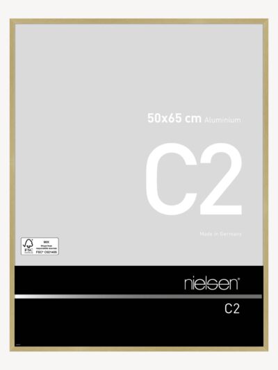 C2 Or mat brossé 50 x 65 cm