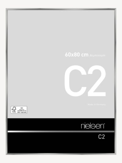 C2 Argent poli 60 x 80 cm