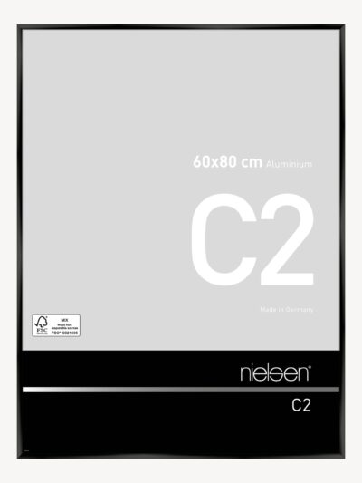 C2 Noir anodisé 60 x 80 cm