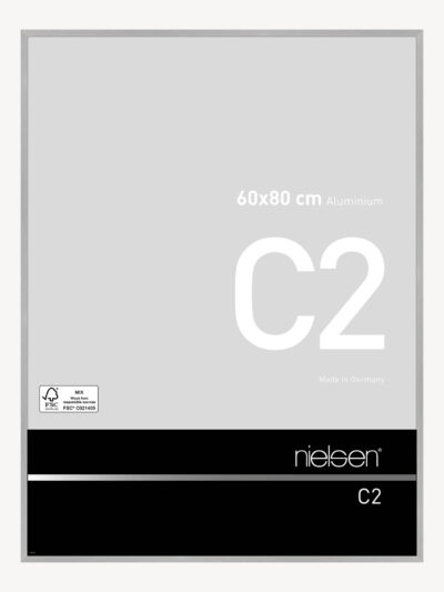 C2 Argent mat brossé 60 x 80 cm