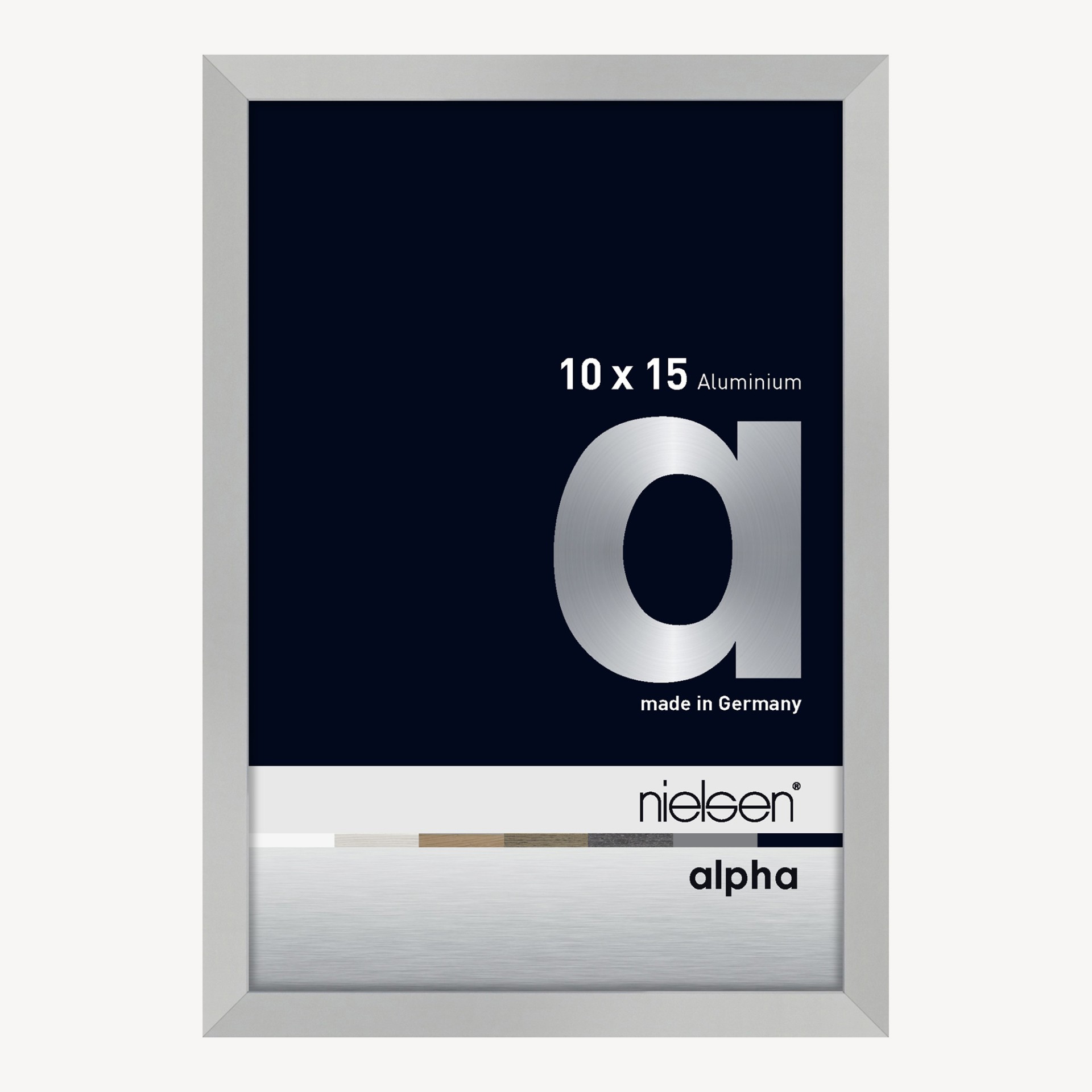 Alpha Argent mat 10 x 15 cm