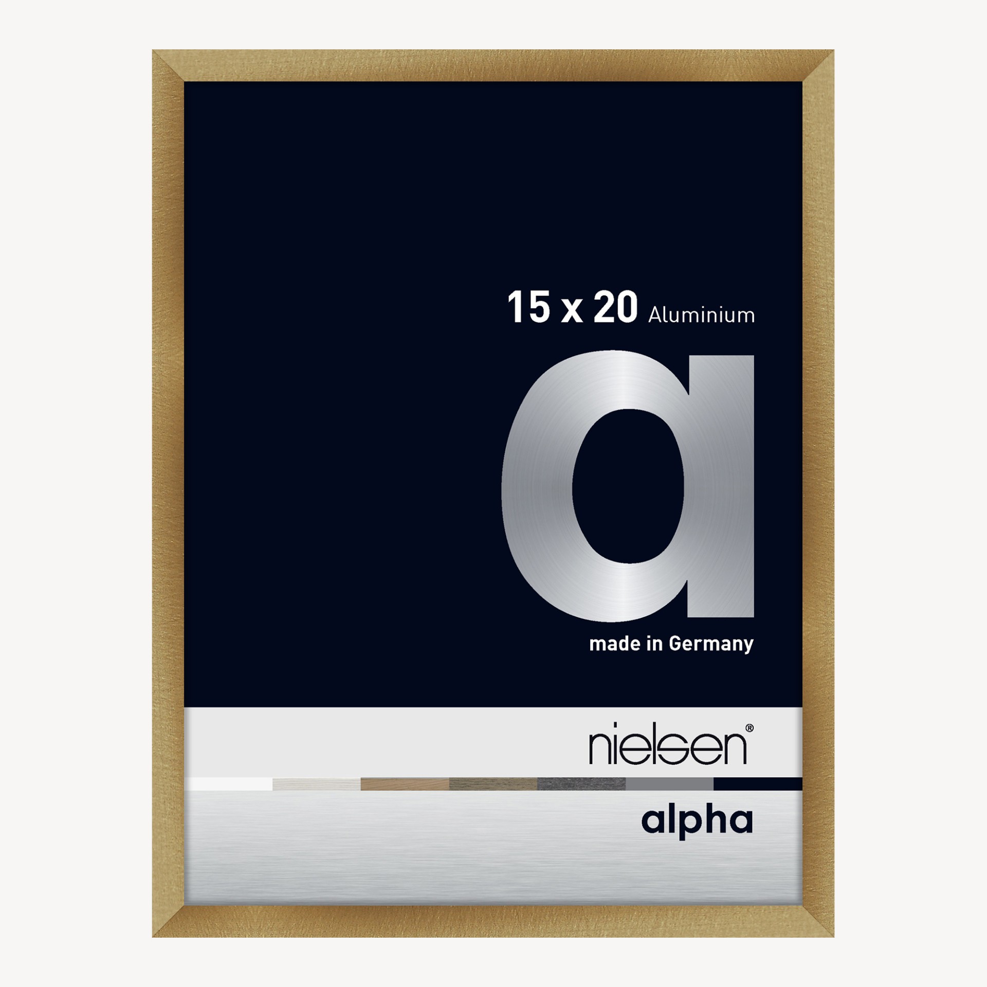 Alpha Ambre brossé 15 x 20 cm