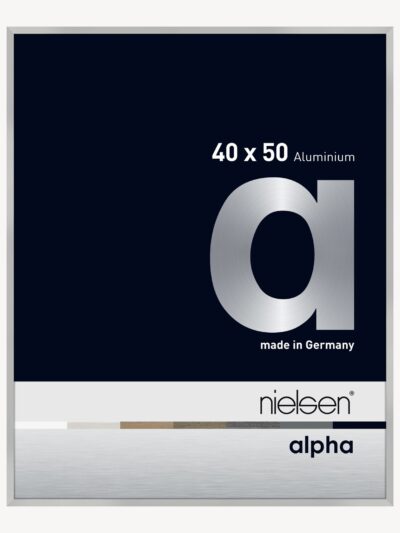 Alpha Argent mat 40 x 50 cm