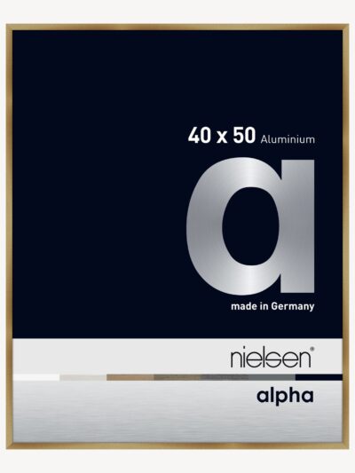 Alpha Ambre brossé 40 x 50 cm