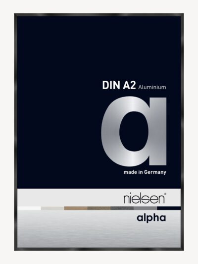 Alpha Noir anodisé brillant 42 x 59,4 cm