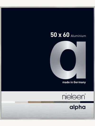 Alpha Argent mat 50 x 60 cm