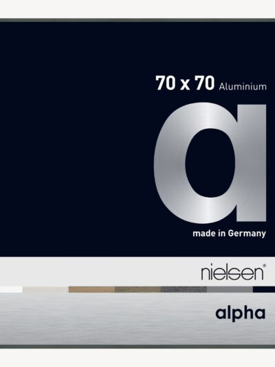 Alpha Platine 70 x 70 cm