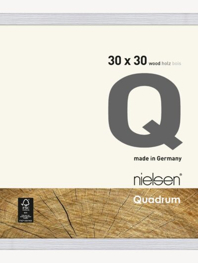 Quadrum Blanc neige 30 x 30 cm