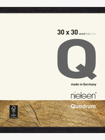 Quadrum Noir jais 30 x 30 cm