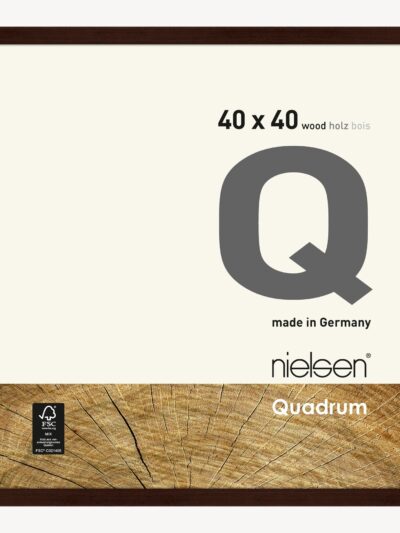 Quadrum Wengé 40 x 40 cm