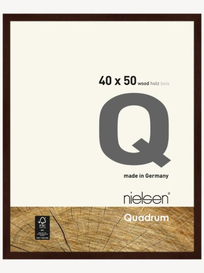 Quadrum Wengé 40 x 50 cm