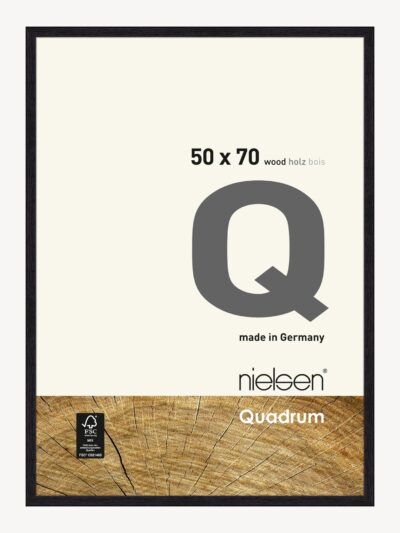 Quadrum Noir jais 50 x 70 cm