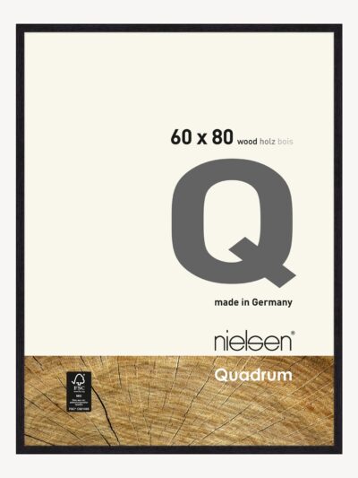 Quadrum Noir jais 60 x 80 cm