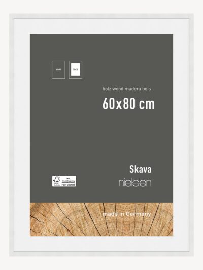 Skava 60x80/50x70 Blanc