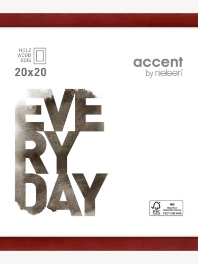 Zoom Rouge 20 x 20 cm