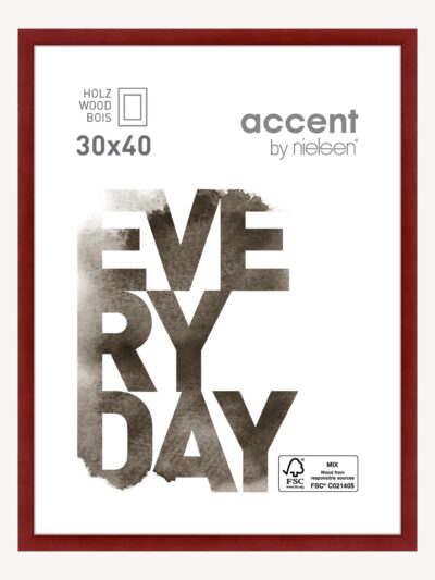 Zoom Rouge 30 x 40 cm