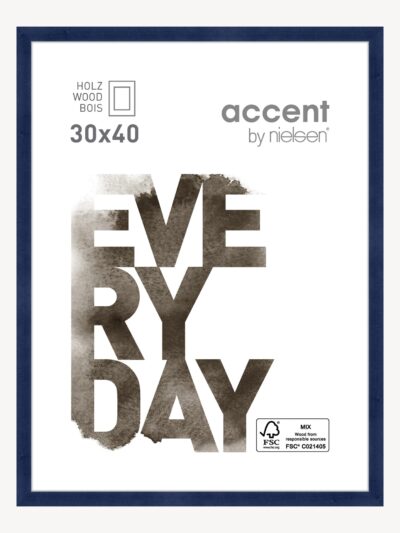 Zoom Bleu 30 x 40 cm