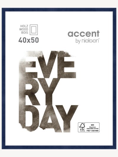 Zoom Bleu 40 x 50 cm